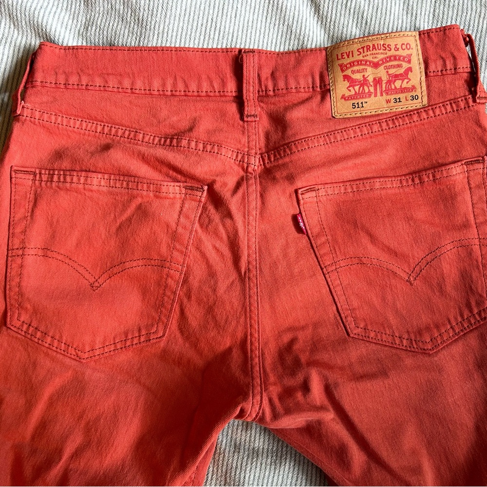 Levi's 511 31x30 Orange